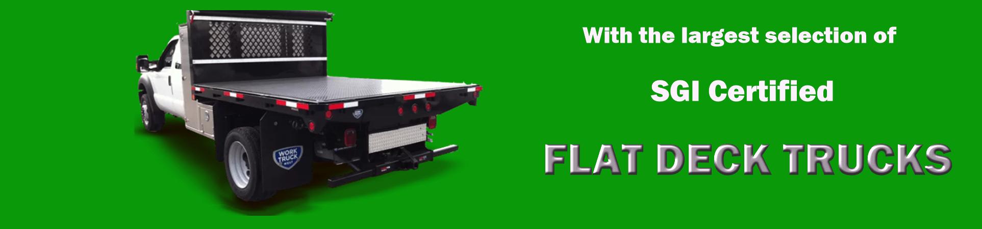 We carry SGI Certified flatdecks